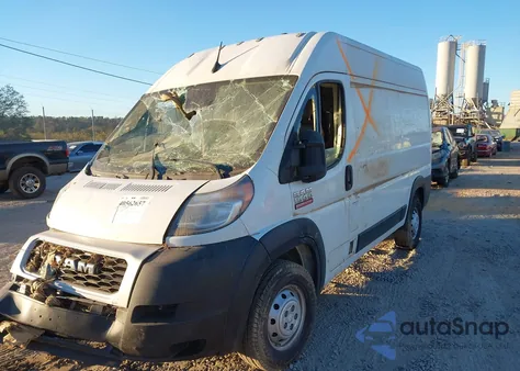 2022 Ram Promaster 1500 136 Wb из США, поврежденный, VIN 3C6LRVBG9NE122646